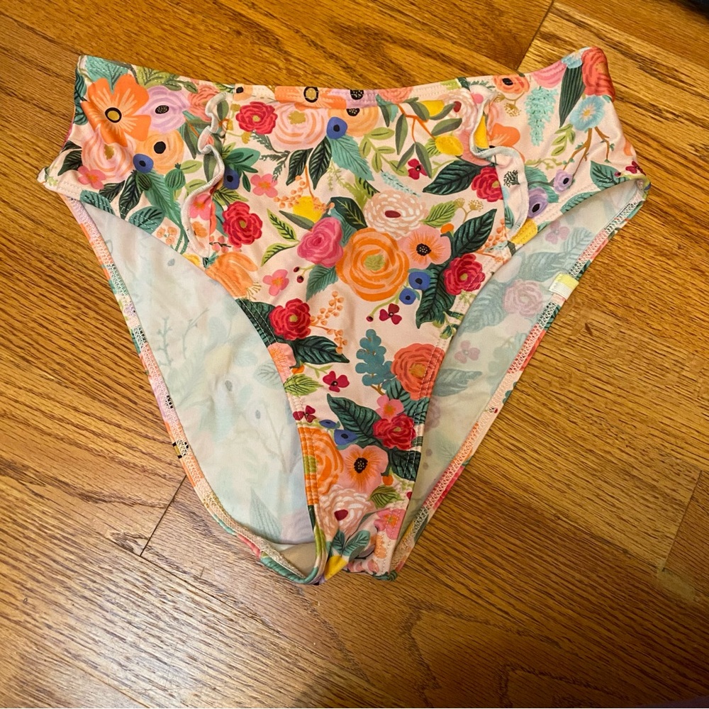 Summersalt Ruffle High Leg High Rise Bikini Bottom